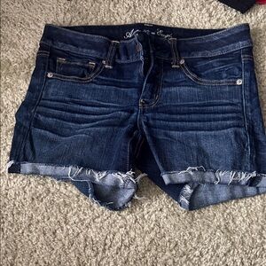 American Eagle Outfitters Dark Blue Jean Shorts